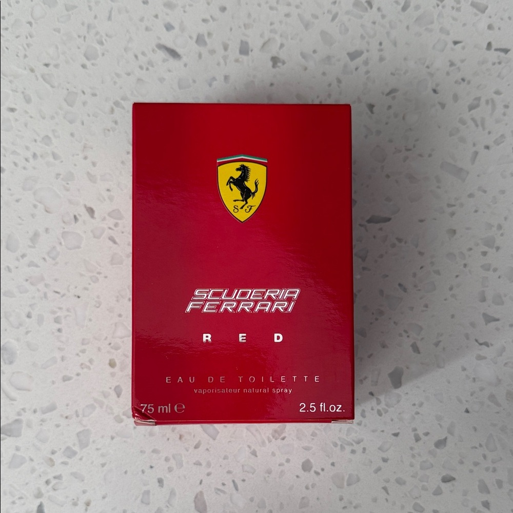 Scuderia Ferrari Red Fragrance Cologne - Red & Yellow Shield Men’s NEW